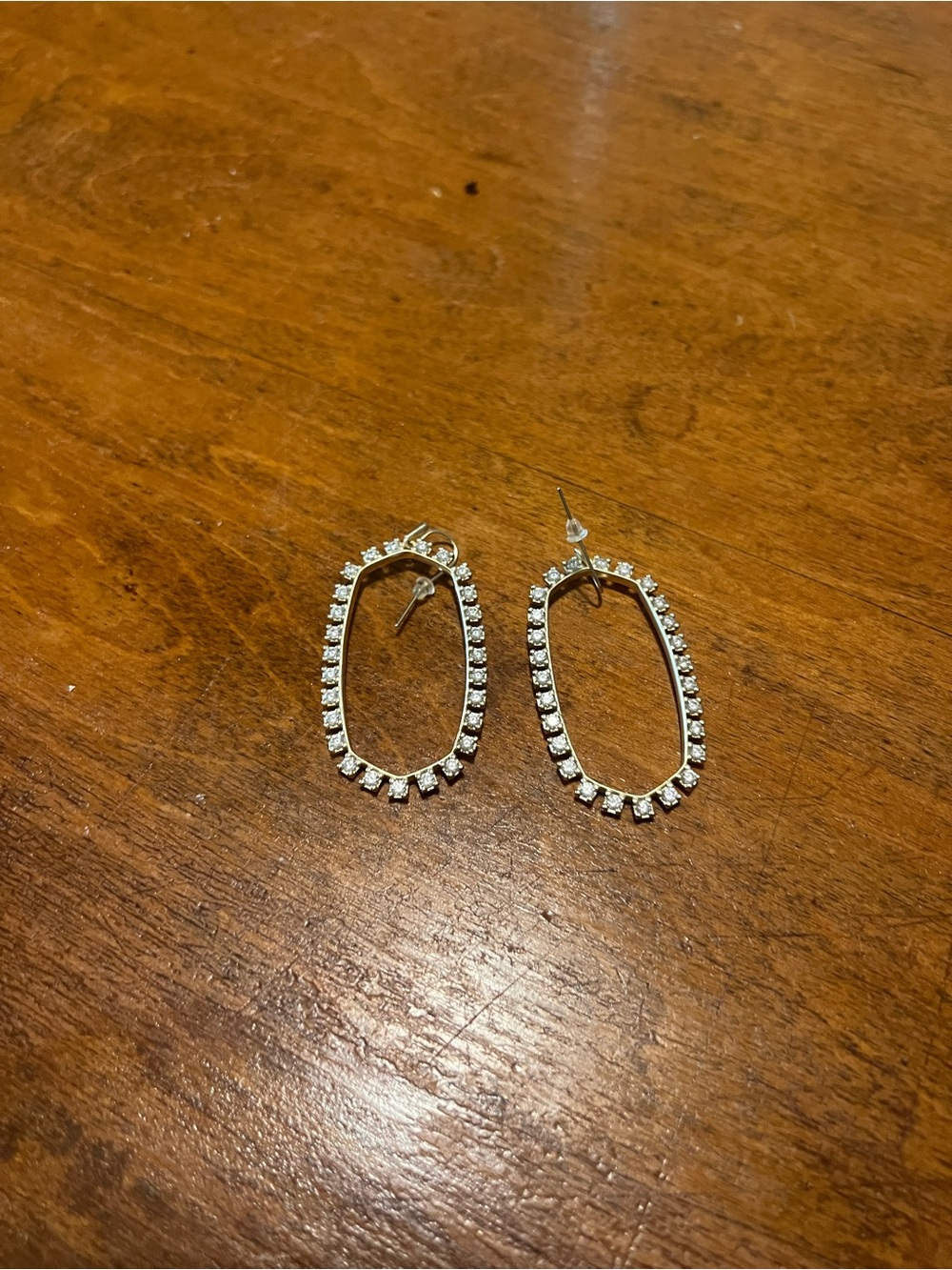 Kendra Scott Danielle Gold Tone Crystal Statement Earrings ✨